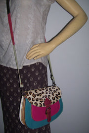 LEOPARD PRINT CROSS SHOULDER BAG