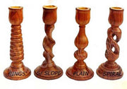 RING,SLOPE,PLAIN,SPIRAL DESIGN WOOD CANDLE