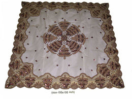 NET WITH TISSUE TABLE COVER (4 PCS SET)