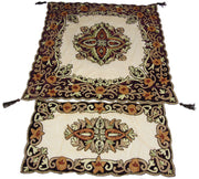 Velvet With Net Table Cover (4 PCS SET)