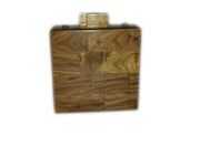 WOOD ACRYLIC RESIN CLUTCH BOX PURSE BAGS