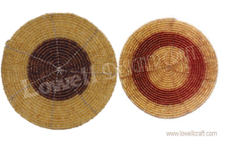 DOULE COLOR ROUND BEADED COASTER