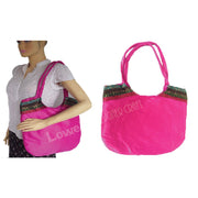 SILK SHOULDER BAG