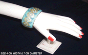 ENAMEL BRASS BANGLE