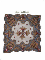 NET WITH TISSUE TABLE COVER (4 PCS SET)
