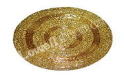 HANDMADE ROUND BEADED COASTER