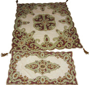 cashmere Bead embroidery Square Table Cover Paisley