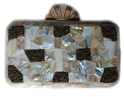 PEARL ACRYLIC RESIN CLUTCH BOX PURSE BAGS