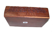 WOODEN BOX BRASS INLAY DESIGN   (8