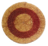 DOULE COLOR ROUND BEADED COASTER