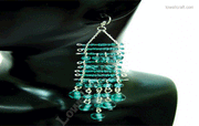 GLASS BEAD EARING
