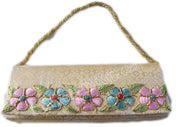 Brocade Silk Embroidery Clutch Purse