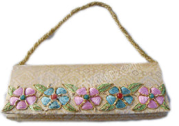 Brocade Silk Embroidery Clutch Purse