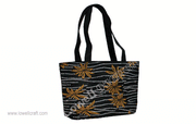 FLOWER DESIGN  JUTE BAG