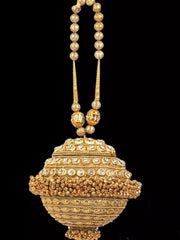 Wedding Clutch Metal Round Purse