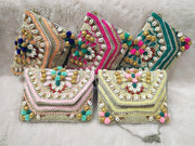 Ethnic Vintage Embroidery Clutch Bag