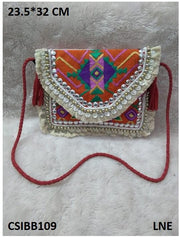 Ethnic Vintage Embroidery Clutch Bag