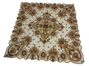 Handmade Embroidery Square Table Cover