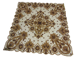 Handmade Embroidery Square Table Cover