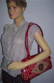 UMBRELLA LEATHER HANDLE BAG