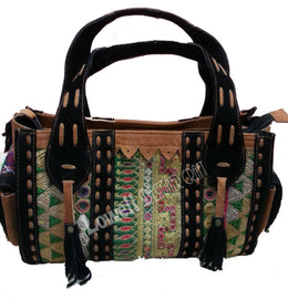 SUEDE FABRIC BANJARA HAND BAG