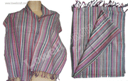 VISCOSE HANDLOOM STRIPE SCARF