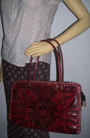 COBBLER STITCH BIG UMBRELLA LEATHER BAG