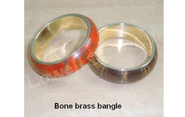 BONE BRASS BANGLE