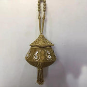 Wedding Clutch Metal Round Purse