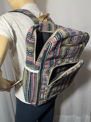Handloom Laptop Backpack Bag