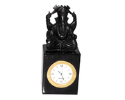 STONE TABLE WATCH WITH PEN HOLDER