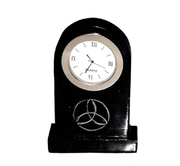 STONE TABLE WATCH WITH PEN HOLDER