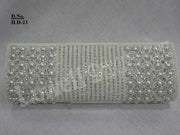 Zircon Work Hand Clutch Purse