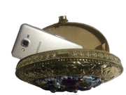 ETHNIC VINTAGE INDIAN METAL PARTY CLUTCH