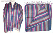 VISCOSE HANDLOOM STRIPE SCARF