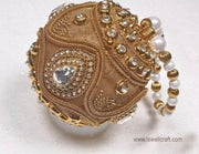 Wedding Clutch Metal Round Purse