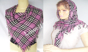 TWILL CHECK DSIGN VISCOSE SCARF