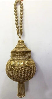 Wedding Clutch Metal Round Purse