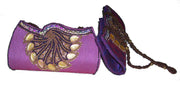 Silk Beaded Clutch Wallet Womens Hand Purse