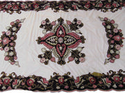 cashmere embroider Velvet Net Dining Table Cover(110Wx220Lcm)