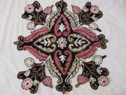 cashmere embroider Velvet Net Dining Table Cover(110Wx220Lcm)
