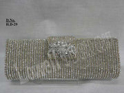 Zircon Work Hand Clutch Purse
