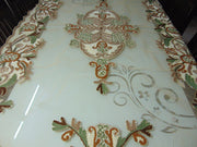 cashmere embroidery Velvet Net Dining Table Cover