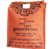 JUTE SHOPPING  PRINTED BAG