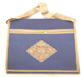 JUTE CANVAS SHOULDER BAG