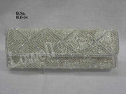 Zircon Work Hand Clutch Purse