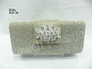 Zircon Work Hand Clutch Purse