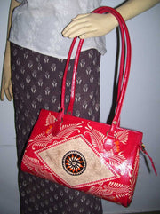 UMBRELLA LEATHER HANDLE BAG