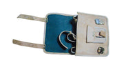 LEATHER LAP TOP SHOULDER BAG