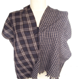 DOUBLE SIDED CHECK SCARF